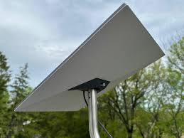 Professional Starlink dish mounted on roof in Australian home